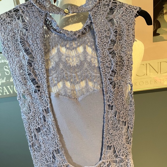 Free People backless Lace Bodycon dress, size S. - Picture 3 of 4